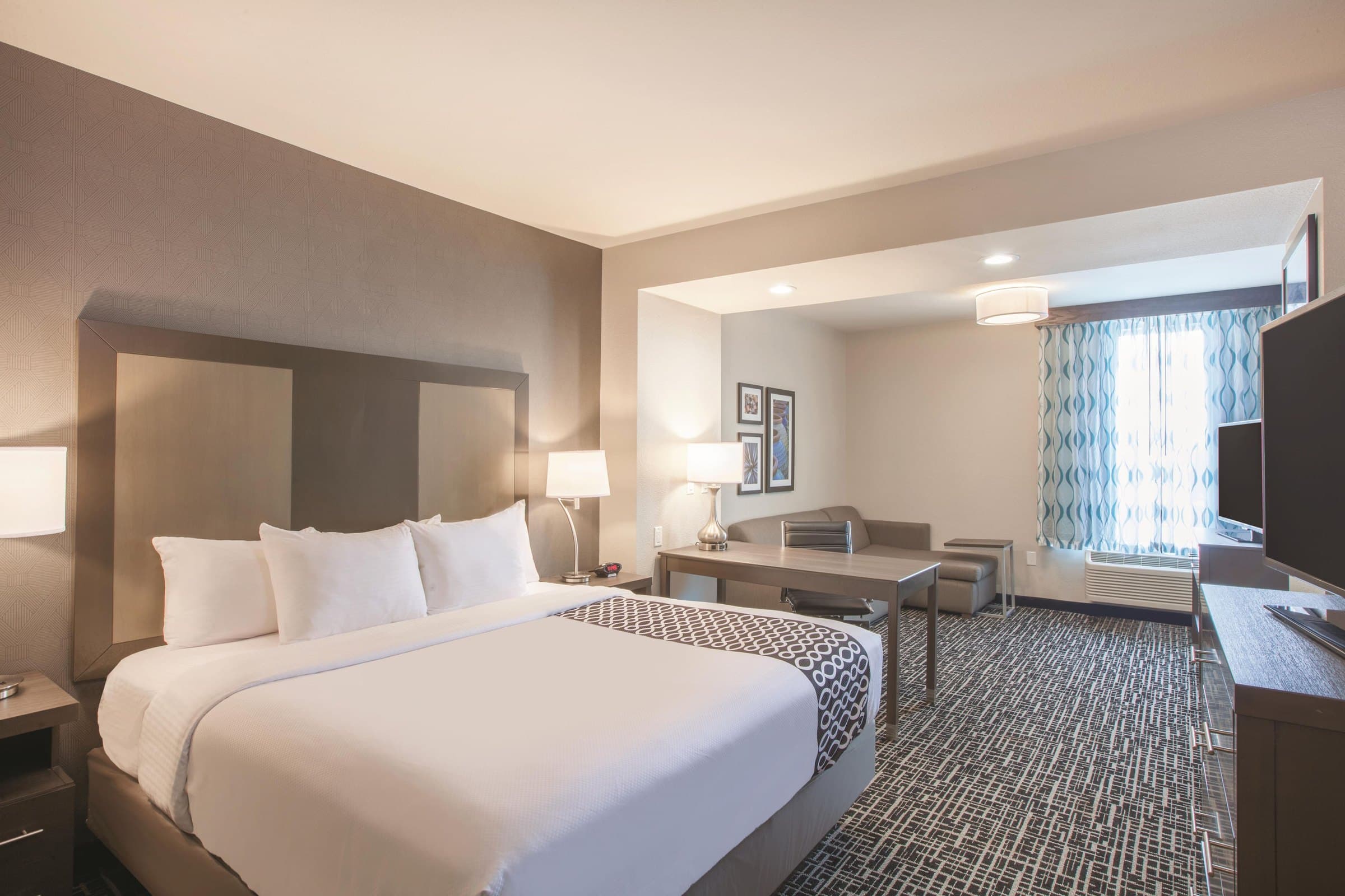 Renovated guest room interior
