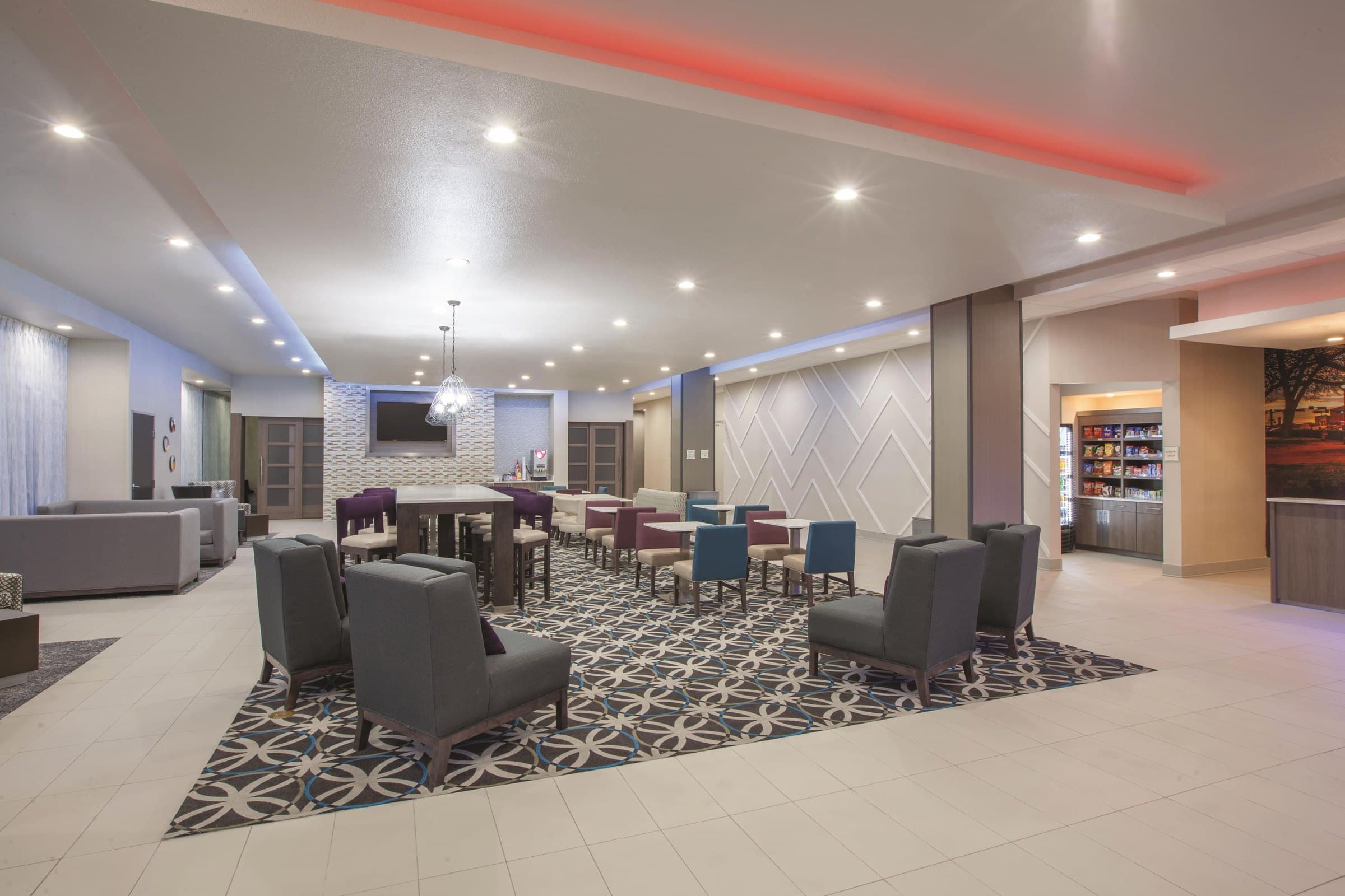 Lobby seating area
